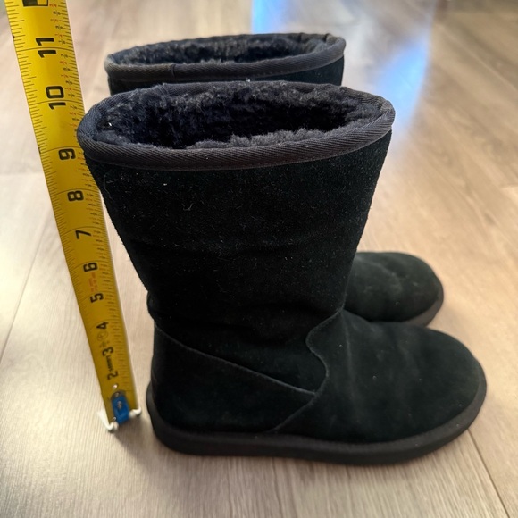 UGG Black Suede Winter Boots - Picture 4 of 5